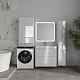Style Line Шкаф пенал Атлантика 35 R с б/к Люкс Plus белый – картинка-12